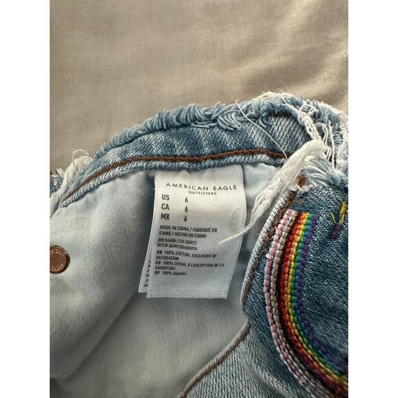 American Eagle Highest Rise 90s Boyfriend Short sz 6 - Picture 3 of 6